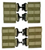 BDS Quick Release Conversion Kit Velcro to Velcro (Tactical Outer Carrier Kit) (Polymer) - side profile view
