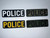 POLICE PVC Identification Panel Small (2"x 6") - main product image