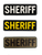 SHERIFF PVC Identification Panel Small (2"x 6")