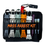 Mass Arrest Placard allows multiple disposable hand restraint cuffs stored in ready position to deploy, gloves, and cuff