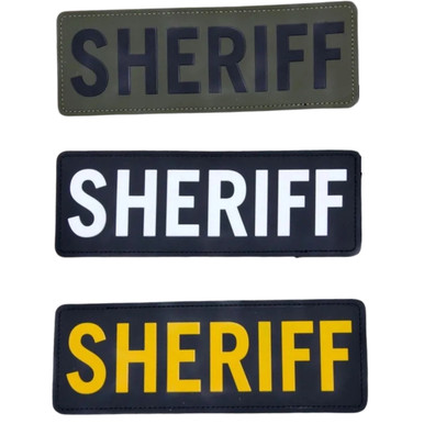 SHERIFF PVC Identification Panel Medium | Blaze Defense Systems