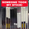 Personalized Hockey Stick Stickers-3 Pack