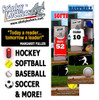 Personalized Softball Bookmark - Set of 2