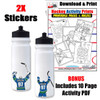 Stinky Lockers 10 Dollar Special-2 Hockey Stickers & FREE Digital Download Hockey Coloring Pages