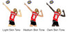 Personalized Volleyball Stickers-3 Pack
