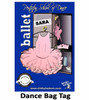 Personalized Ballet Luggage Tag with Loop