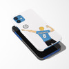 Stinky Lockers Personalized Male Volleyball Cell Phone Sticker