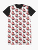 Stinky Lockers Personalized Hockey Graphic T-Shirt Dress
