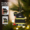  Personalized Firefighter Ornament for your Hero | Ornament with Your Station Number | Department | Last Name or Nickname 