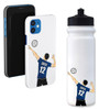 Stinky Lockers 3 Pack Personalized Male Volleyball Water Bottle Sticker 