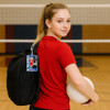 Stinky Lockers Personalized Female Volleyball Luggage Tag with Loop 