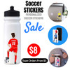 Stinky Lockers 3 Pack Personalized Female Soccer Sticker  