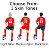 Stinky Lockers 3 Pack Personalized Male Soccer Sticker