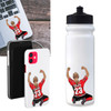 Stinky Lockers Personalized Female Soccer Slide Water Bottle Sticker