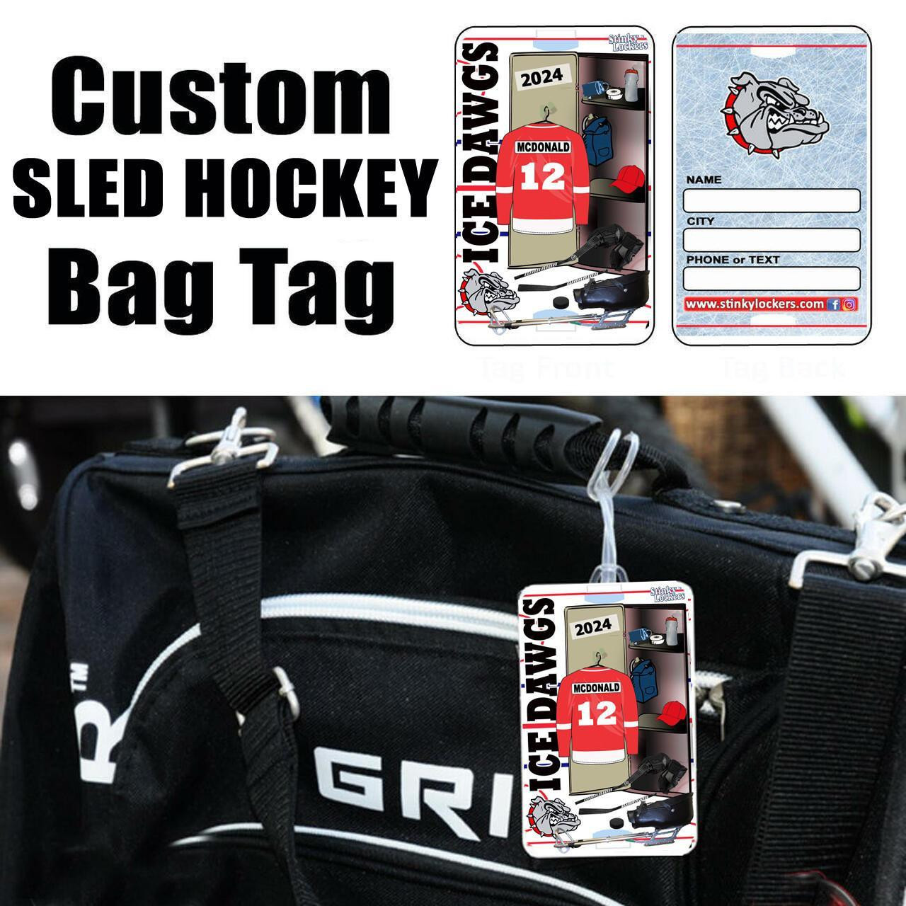 Stinky Lockers Sledge | Sled Hockey 3 Star Player Combo 