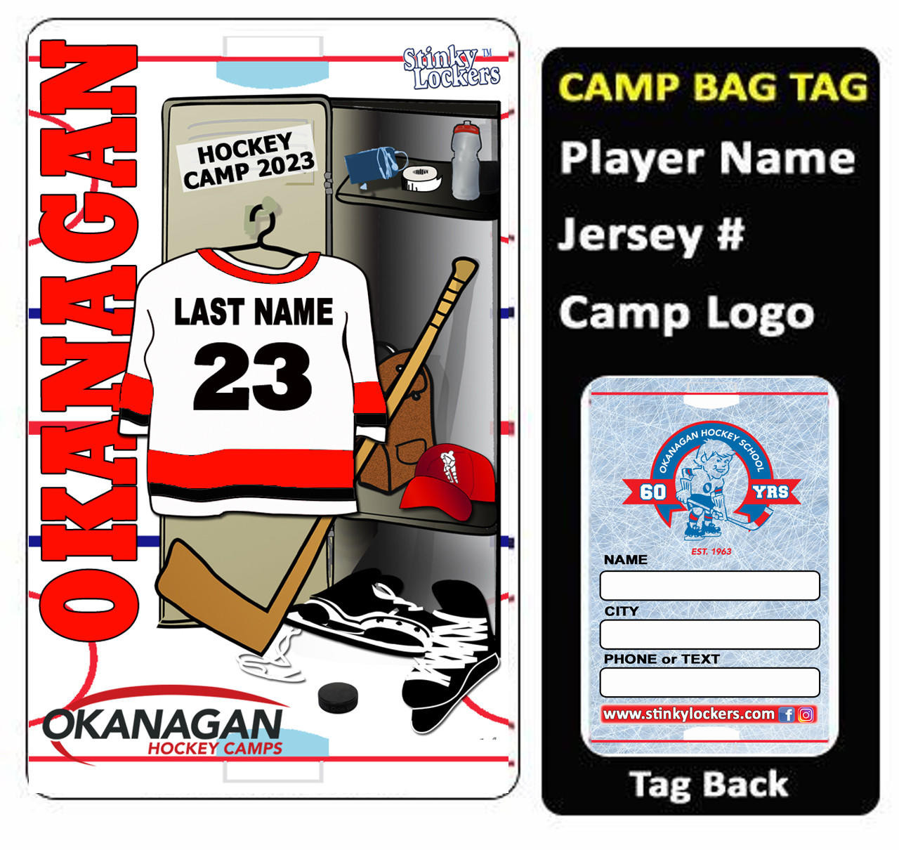 Stinky Lockers OHS Camp Bag Tag 