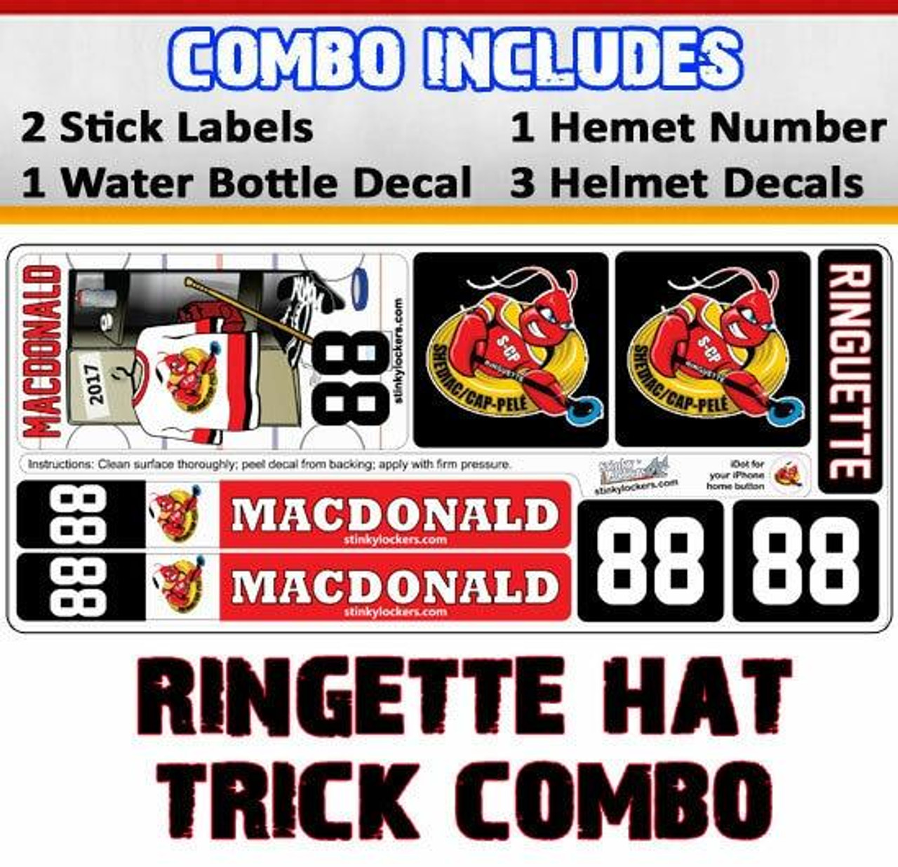 Ringette Hat Trick Combo