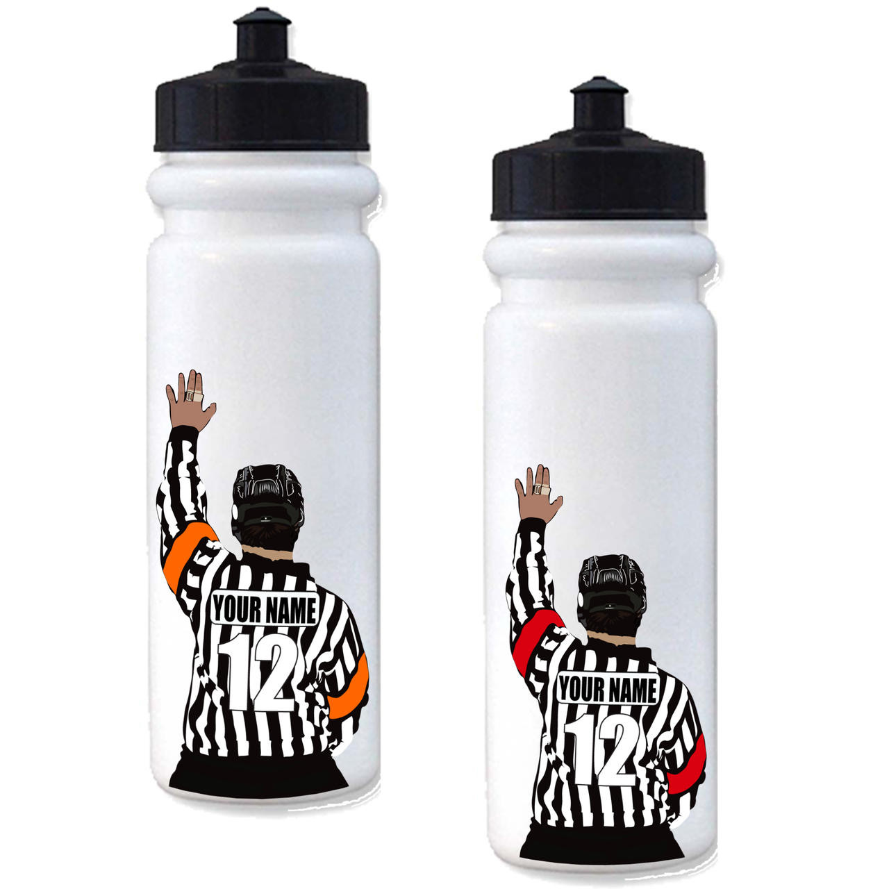 Personalized Hockey Official Water Bottle Sticker