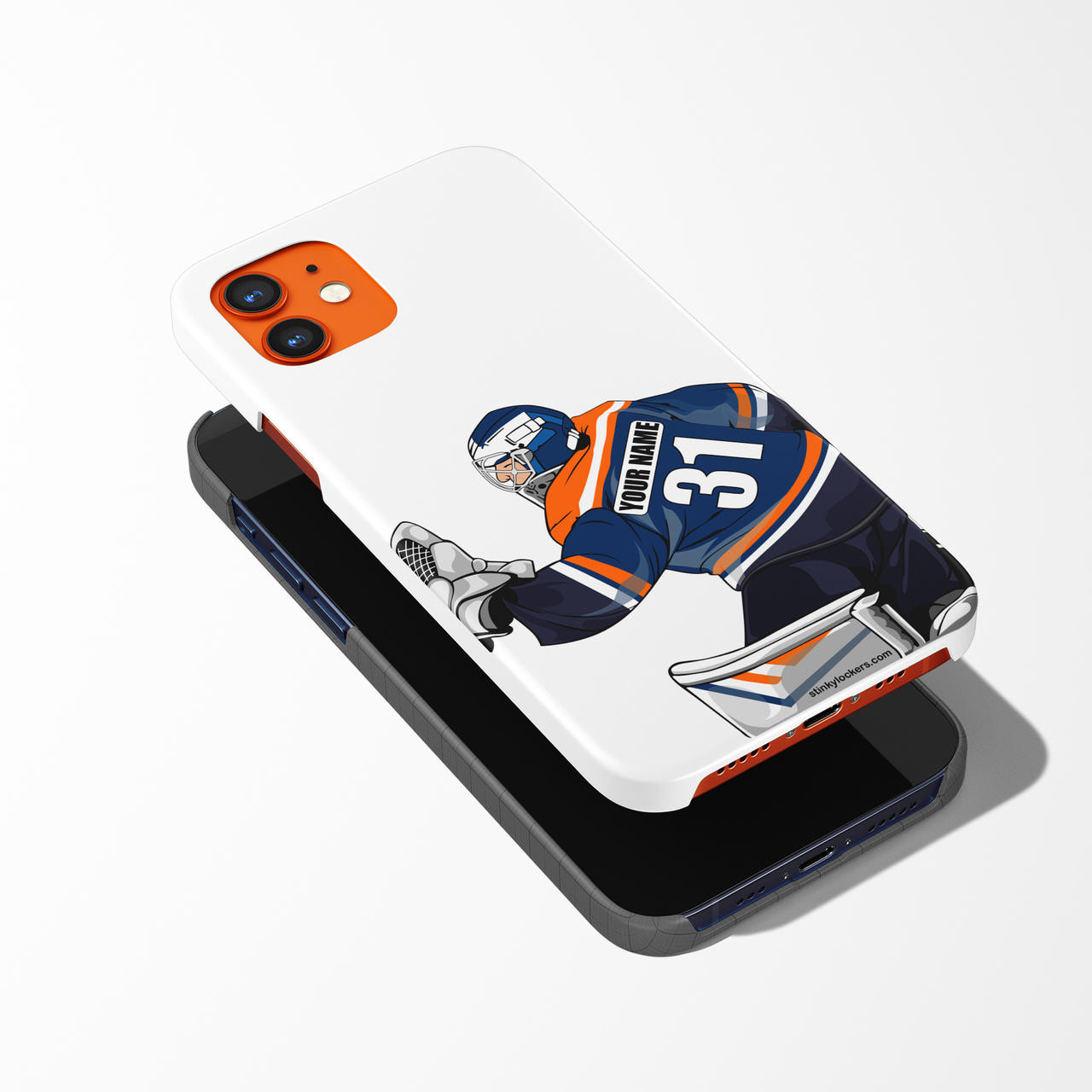Stinky Lockers Personalized Goalie Sticker 