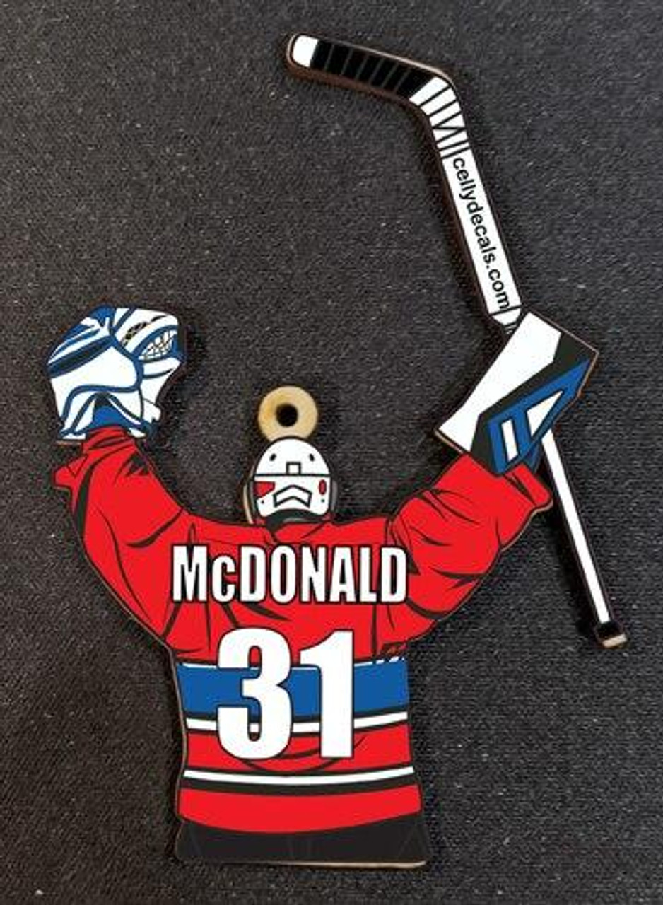 OHA Personalized Hockey Ornament for OHA Player