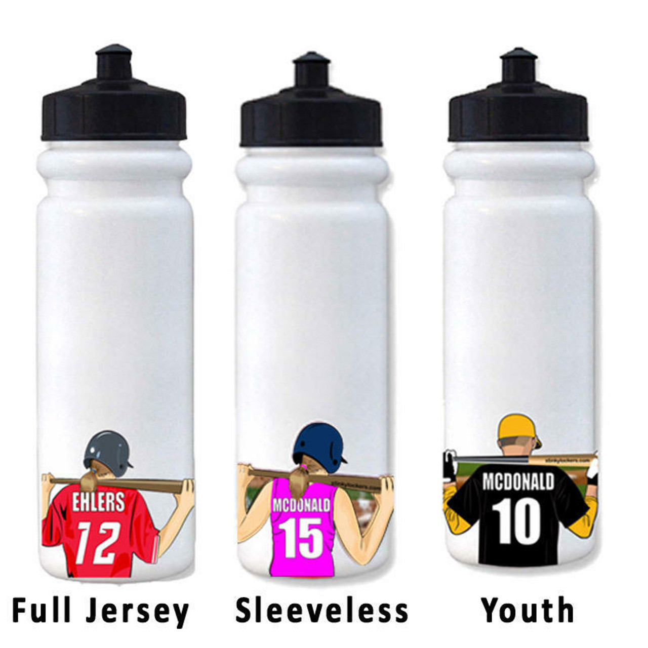 20oz Sports Water Bottles, 10 Pack, Reusable No BPA Plastic, Pull Top  Leakproof Drink Spout - Stinky Lockers Ltd.