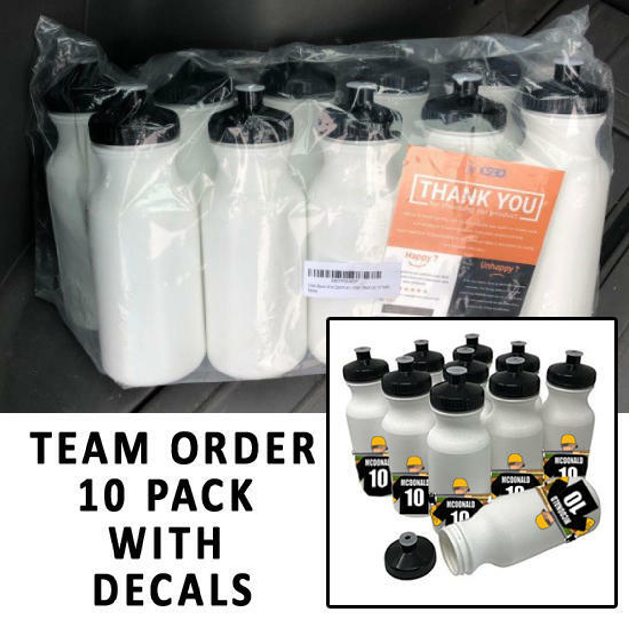 10 Pack Bottle Hitter Collection Team Order
