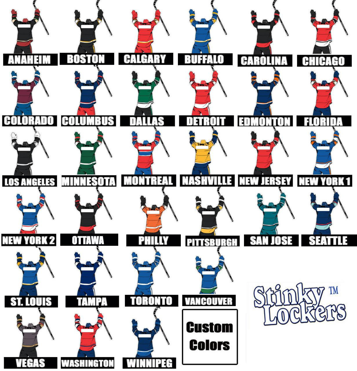 Stinky Lockers 3 Hockey Stick Celly Helmet Combo 