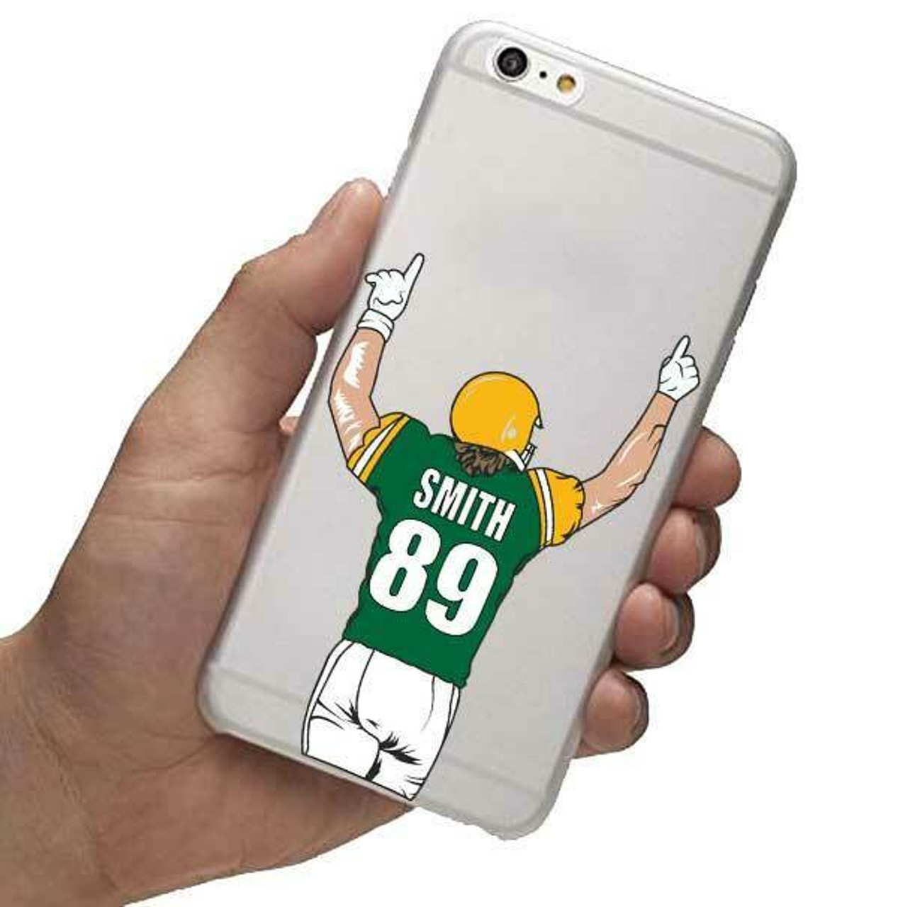 6 Pack Personalized Football Stickers