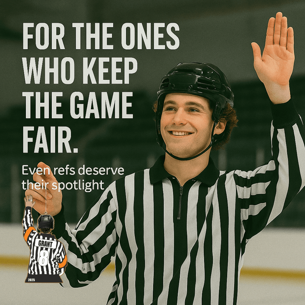 Stinky Lockers Personalized Hockey Official Ornament 
