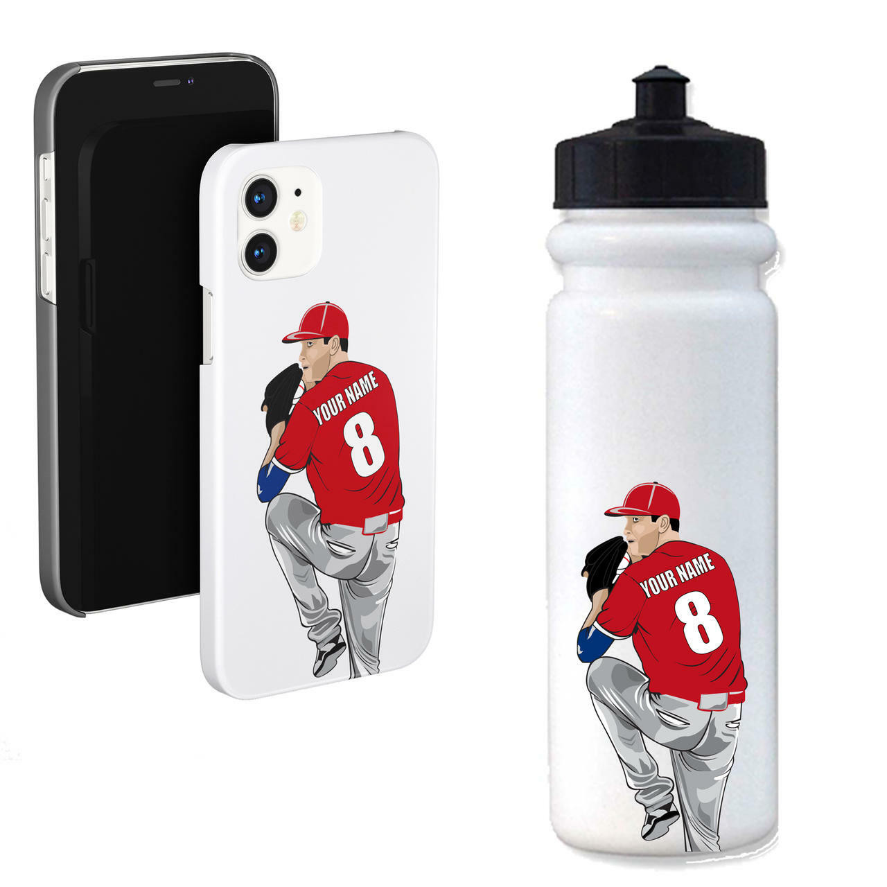 Sports Water Bottle Personalized, Sports Water Bottle, Volleyball, Dance,  Soccer, Cheer, Baseball, Team Water Bottles, Kids Christmas Gifts 