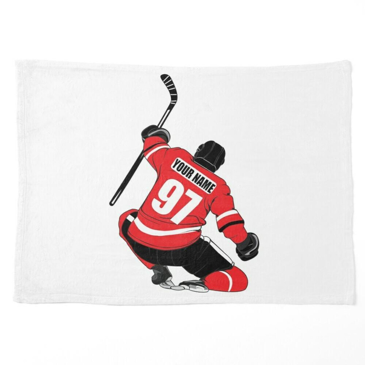 Stinky Lockers Personalized Hockey Pet Blanket