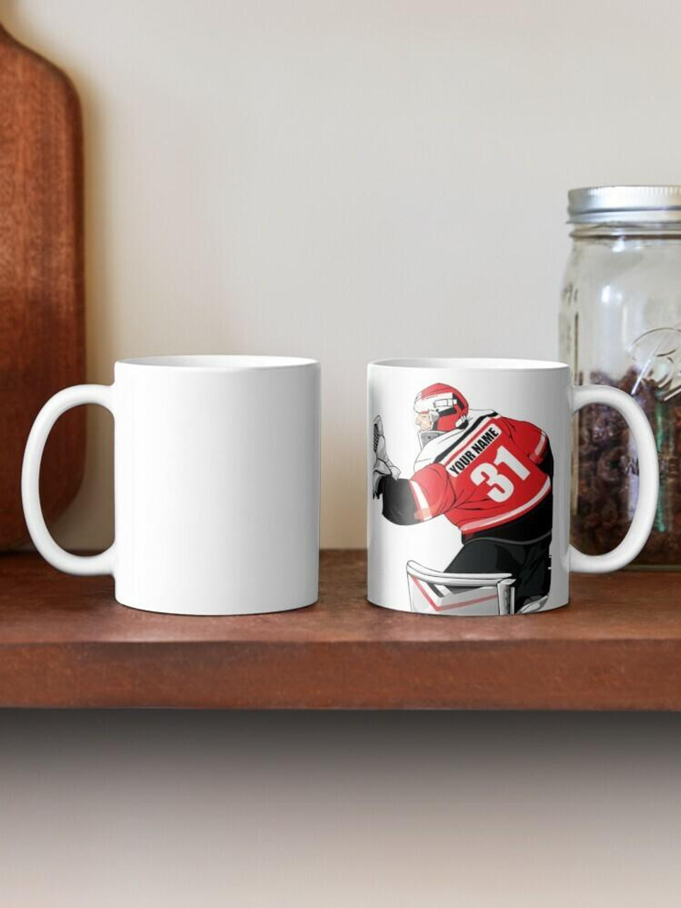 Stinky Lockers Personalized Hockey Mug