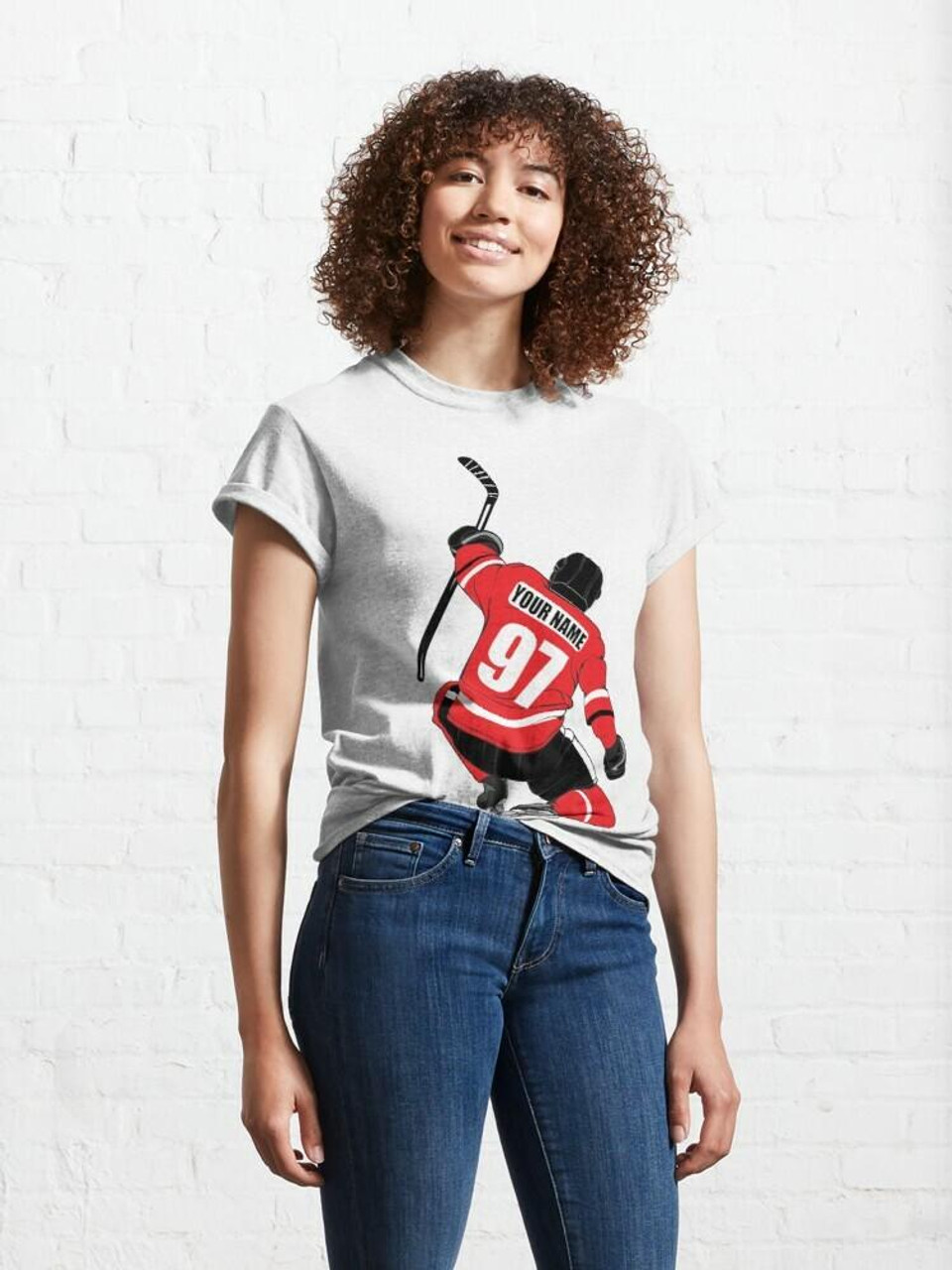 Stinky Lockers Personalized Hockey Classic T-Shirt