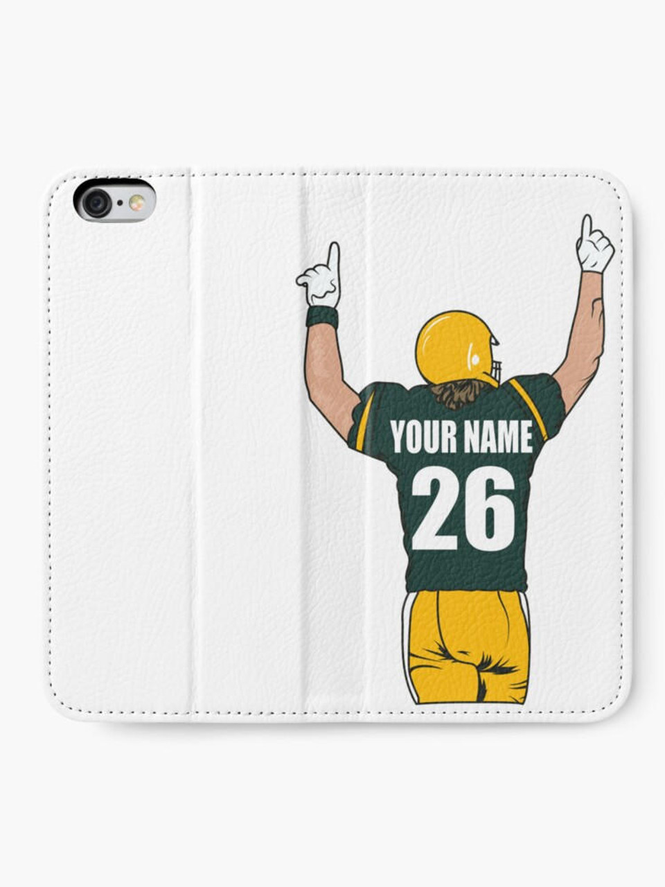 Stinky Lockers Personalized Football iPhone Wallet