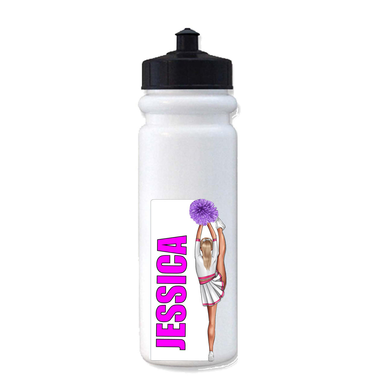 Sports Water Bottle Personalized, Sports Water Bottle, Volleyball, Dance,  Soccer, Cheer, Baseball, Team Water Bottles, Kids Christmas Gifts 