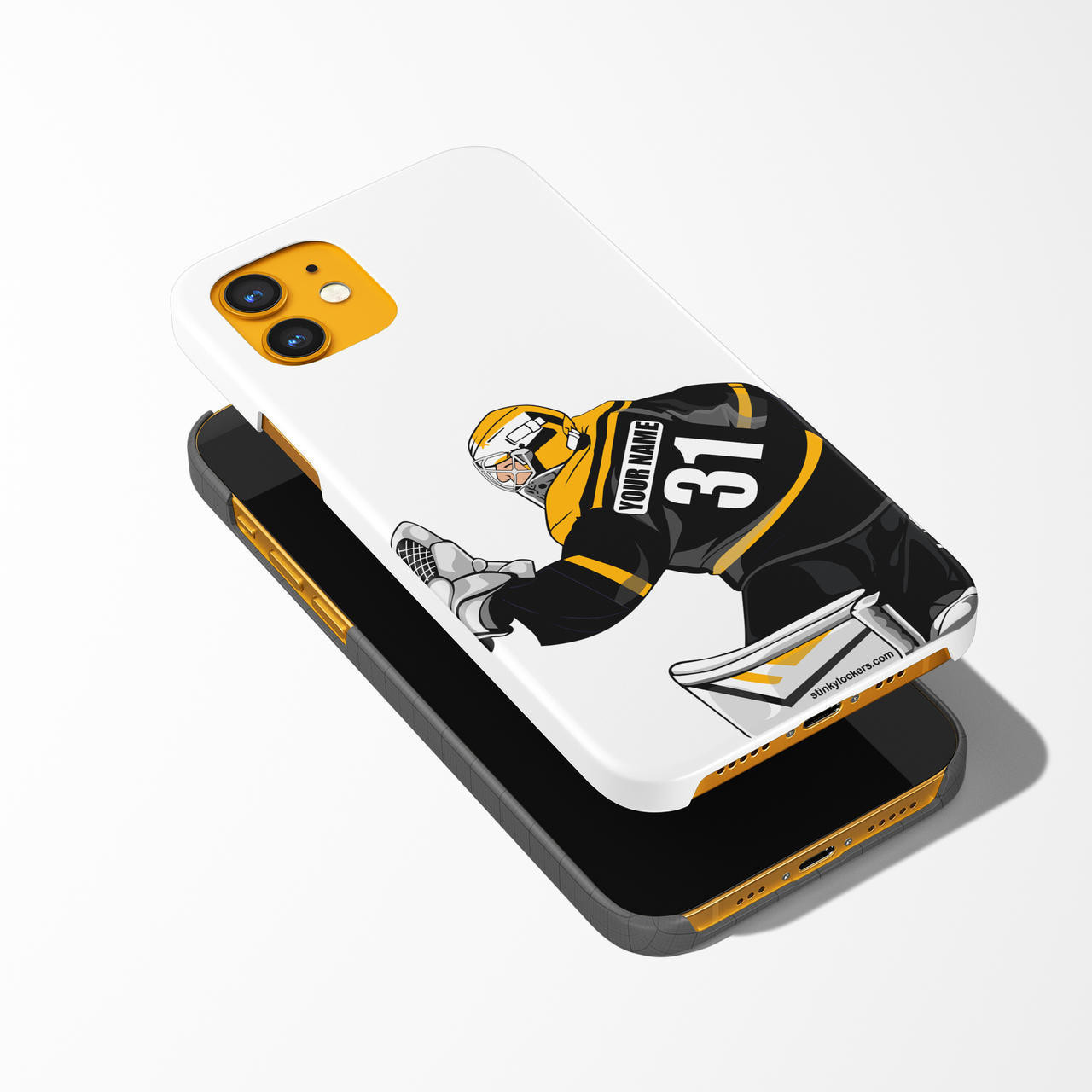 Stinky Lockers Personalized Goalie Stickers-6 Pack