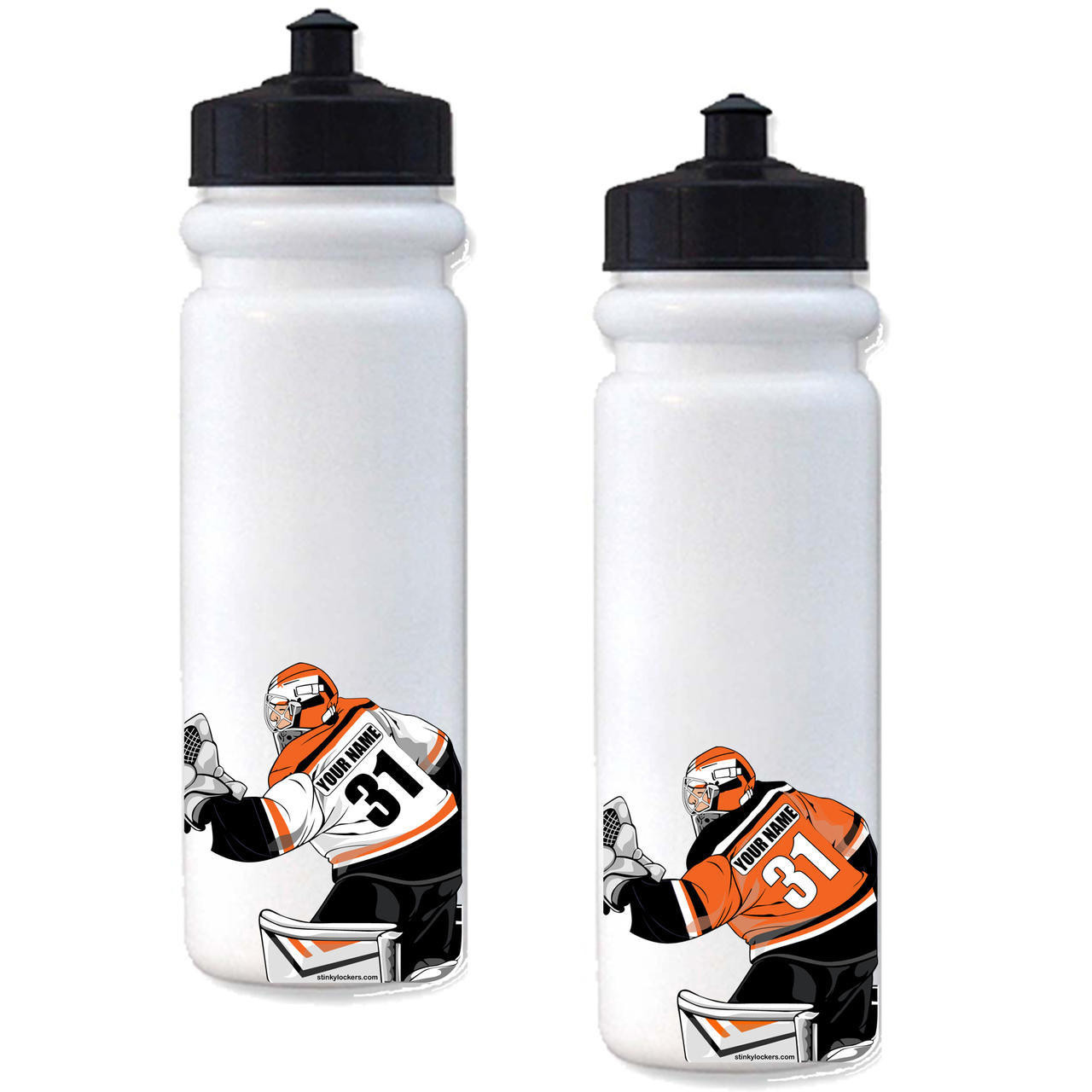 Stinky Lockers Personalized Goalie Stickers-6 Pack