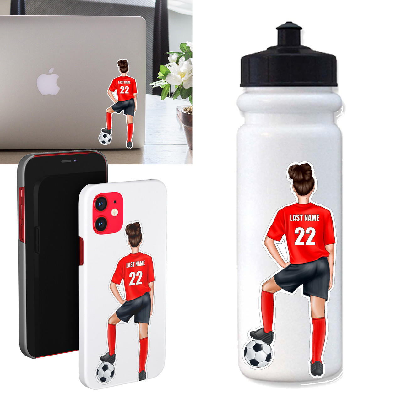 Soccer Water Bottle Girls Water Bottle Personalized Water Bottle Girls  Soccer Gift Sports Team Water Bottle Custom Water Bottle 