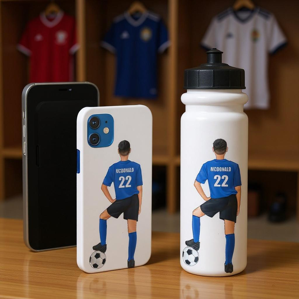 Stinky Lockers Personalized Male Soccer Sticker 