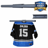 Jersey Wall Mount components showing the mounting hardware used to create a clean floating sports jersey display.
