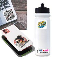 Stinky Lockers Volleyball Stickers- Assorted