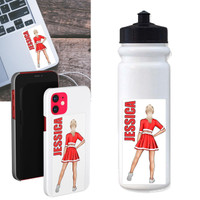 Stinky Lockers Personalized Cheer Dance Stickers | Water Bottle | Cell Phone | Laptop