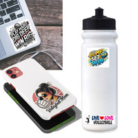 Stinky Lockers Volleyball Stickers- Assorted Pack