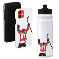 Stinky Lockers Calgary 11 Backlund Waterproof Hockey Stickers 3 Pack 