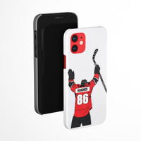 Stinky Lockers New Jersey 86 Hughes Waterproof Hockey Stickers 3 Pack 