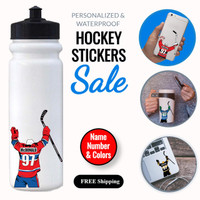 Stinky Lockers St. Louis 10 Schenn Waterproof Hockey Stickers 3 Pack 