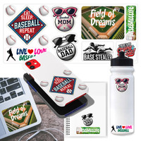 Stinky Lockers Baseball Stickers- Assorted 12 Sticker Sheet OTO 