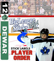 Floorball Stick Label