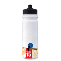 Stinky Lockers Personalized Softball Water Bottle Sticker