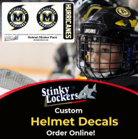 Hurricane Helmet Sticker Pack-No Number